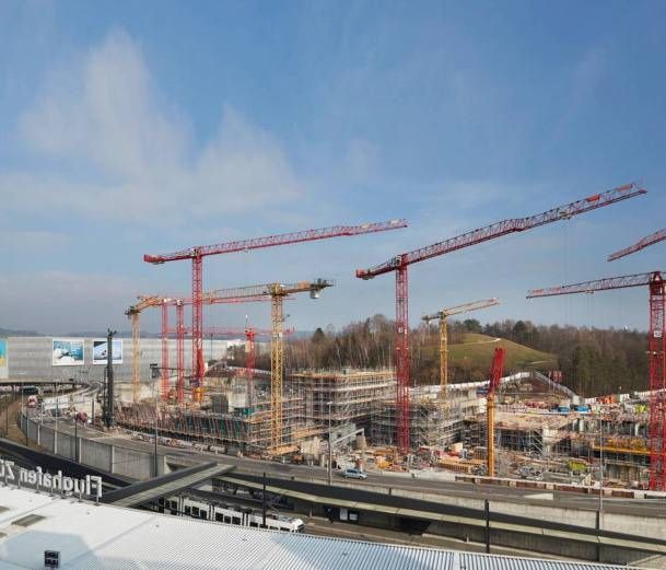 Rohrleitungsbau für "The Circle"